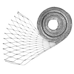 Lanková sieť, 0,8 x 25 m, oko 60 x 104 mm, o 2 mm, AISI 316 Lanková sieť, 0,8 x 25 m, oko 60 x 104 mm, o 2 mm, AISI 316